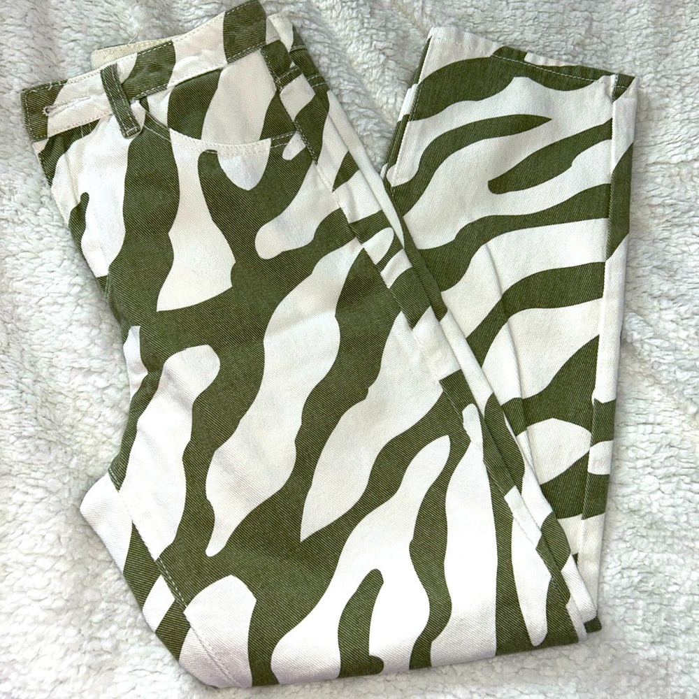 Printed Design Jeans